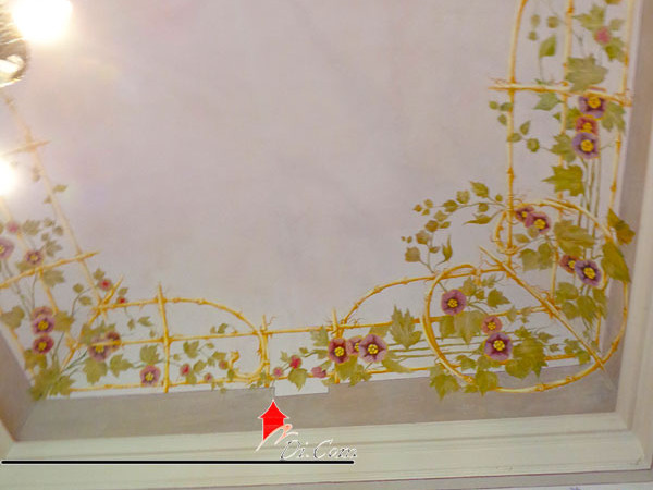 affreschi villa liberty marina di pisa