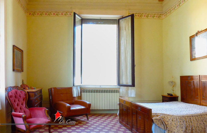 camera matrimoniale della villa liberty
