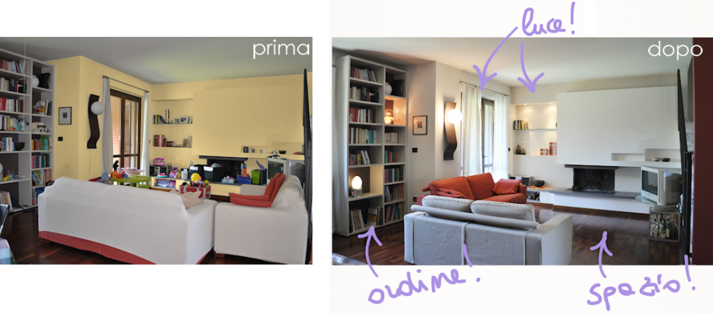 home staging Pisa - Il prima e il dopo